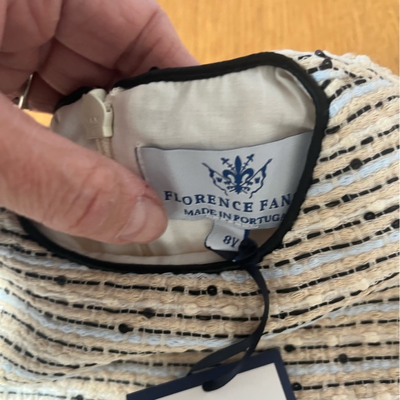 Florence Fancy NWT Blaire Dress in Beige 8Y - Picture 4 of 5